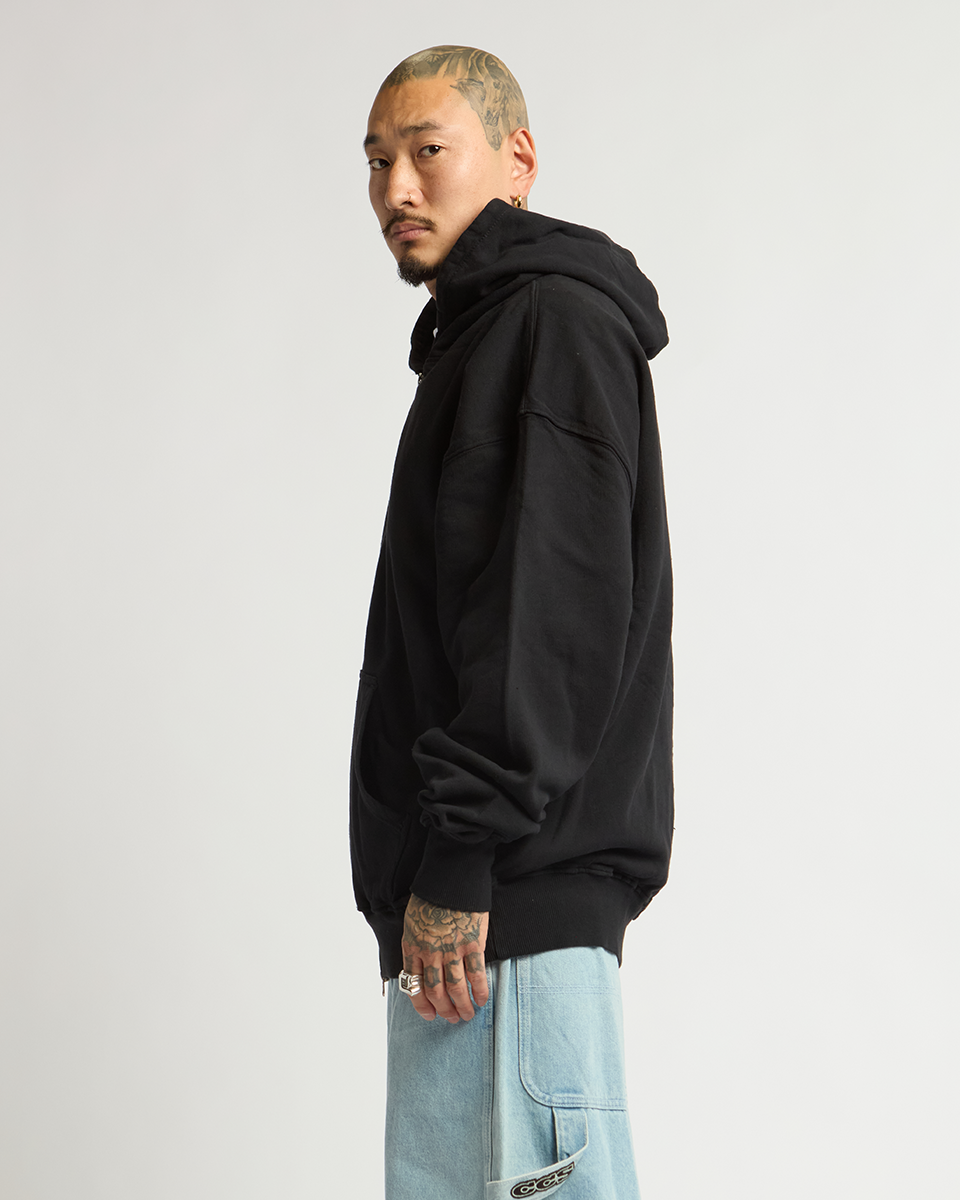 shaka wear Max Heavy Fleece Garment Dye Zipper Hoodie