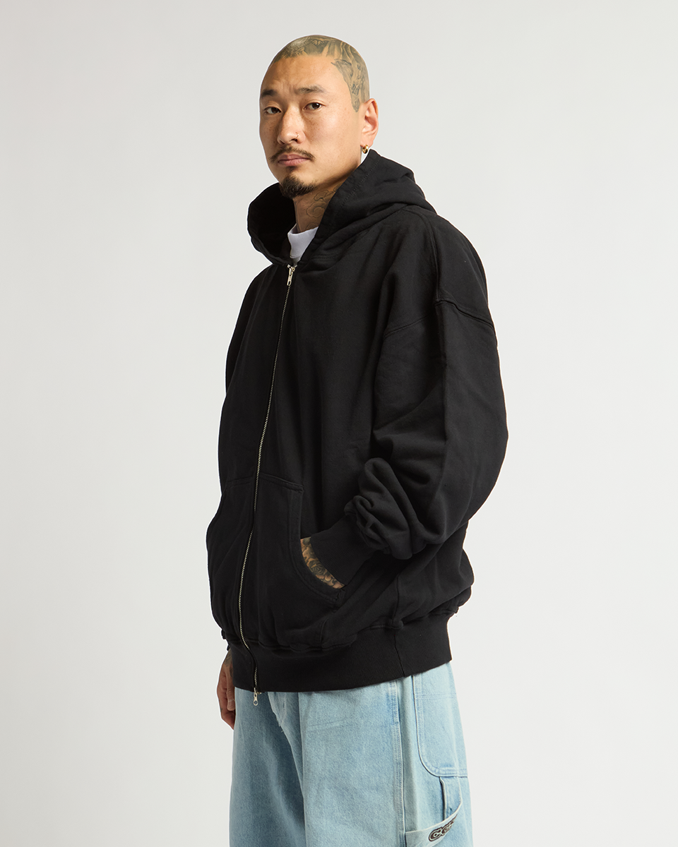 shaka wear Max Heavy Fleece Garment Dye Zipper Hoodie
