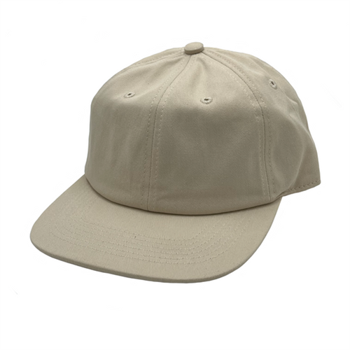 nissi cap Washed Cotton 6 Panels Flat Bill with Plastic Snap Closure