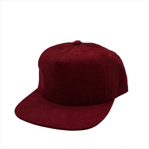 nissi cap Premium Corduroy 5 Panels Flat Bill Cap - Made in Vietnam