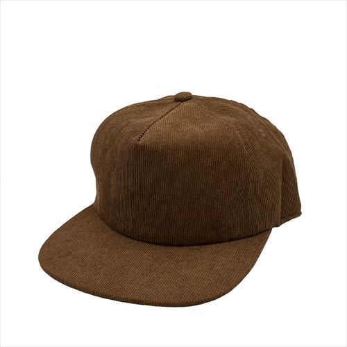 nissi cap Premium Corduroy 5 Panels Flat Bill Cap - Made in Vietnam