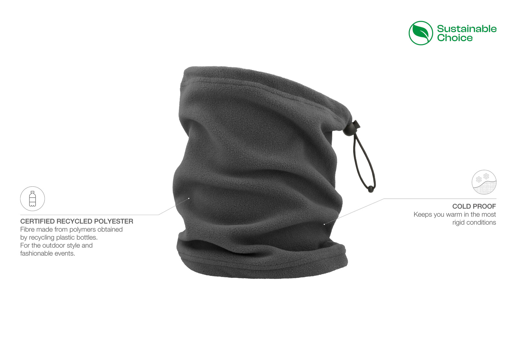 atlantis headwear HOTTY-S DARK GREY