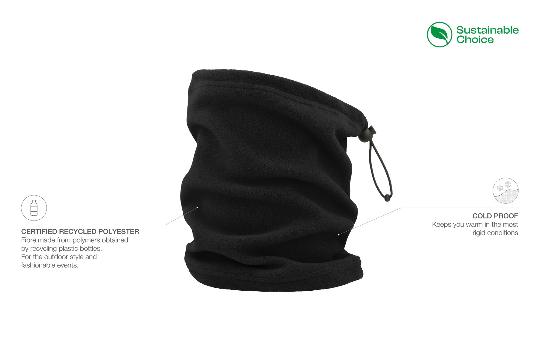atlantis headwear HOTTY-S BLACK