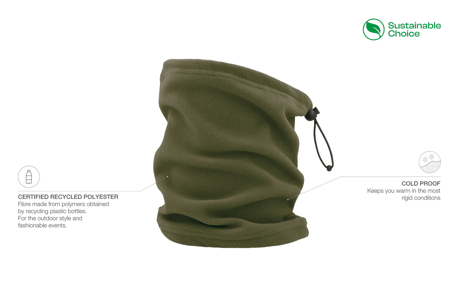 atlantis headwear HOTTY-S OLIVE