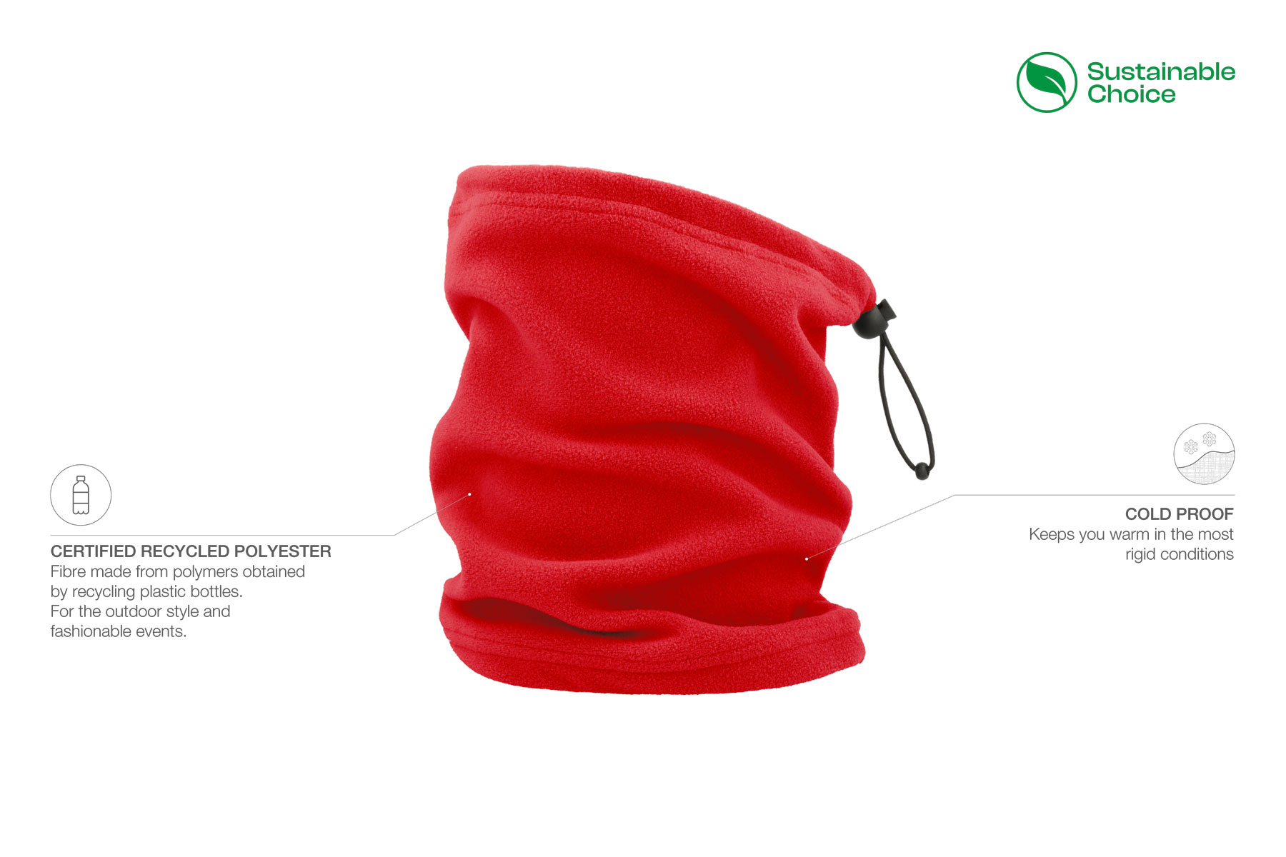 atlantis headwear HOTTY-S RED