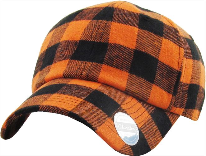 kb ethos PLAID BASEBALL CAP