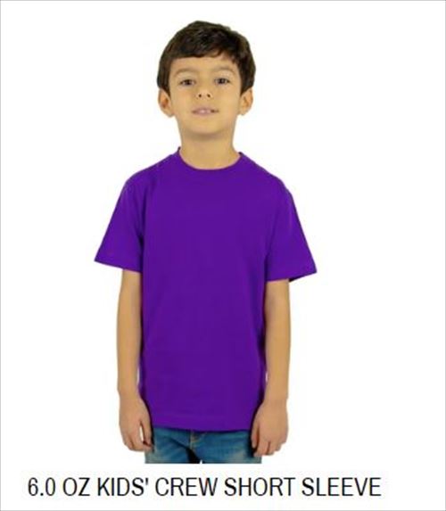 shaka wear 6.0 OZ KIDS CREW SHORT SLEEVE