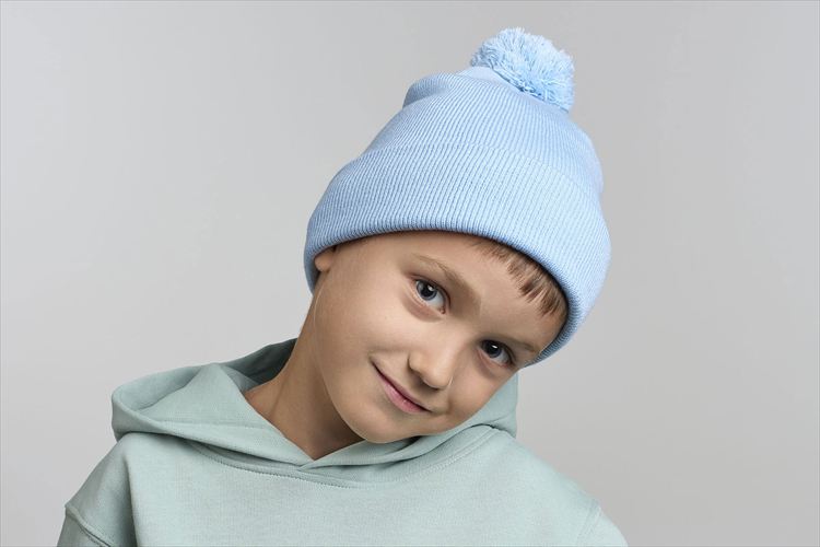 atlantis headwear KID WIND-S WITH POMPOM