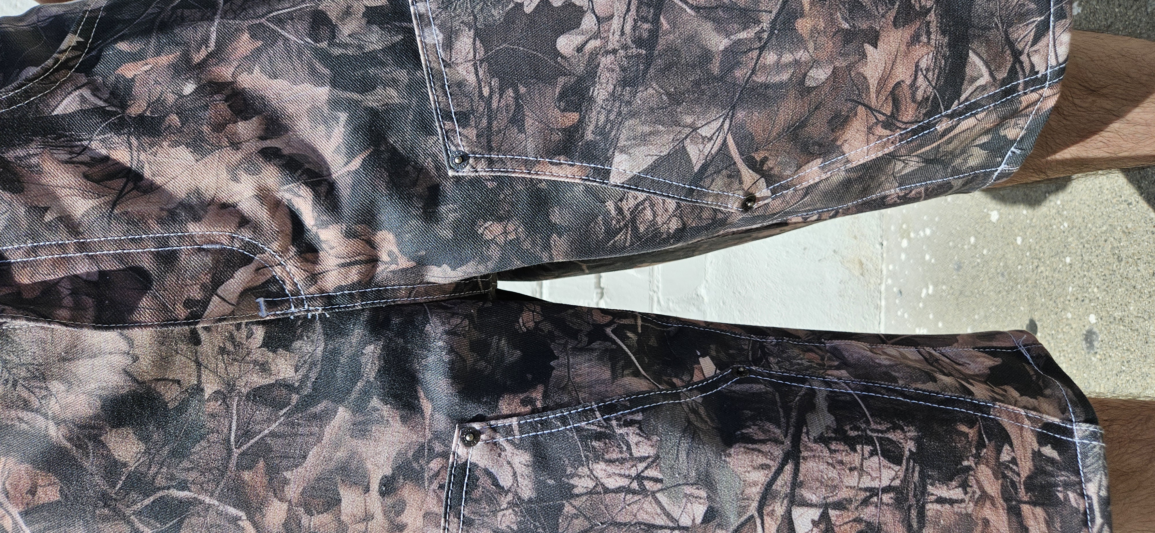 neo blue HUNTING CAMO SHORTS