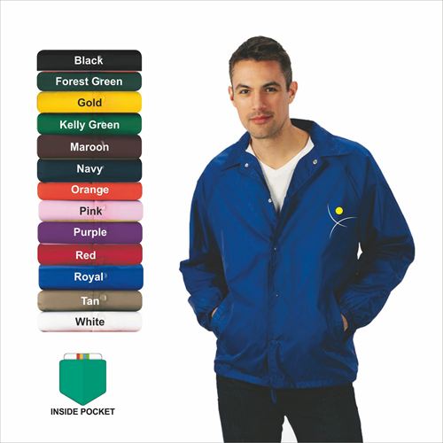 q-tees Paradise Point Lined Coachs Jacket