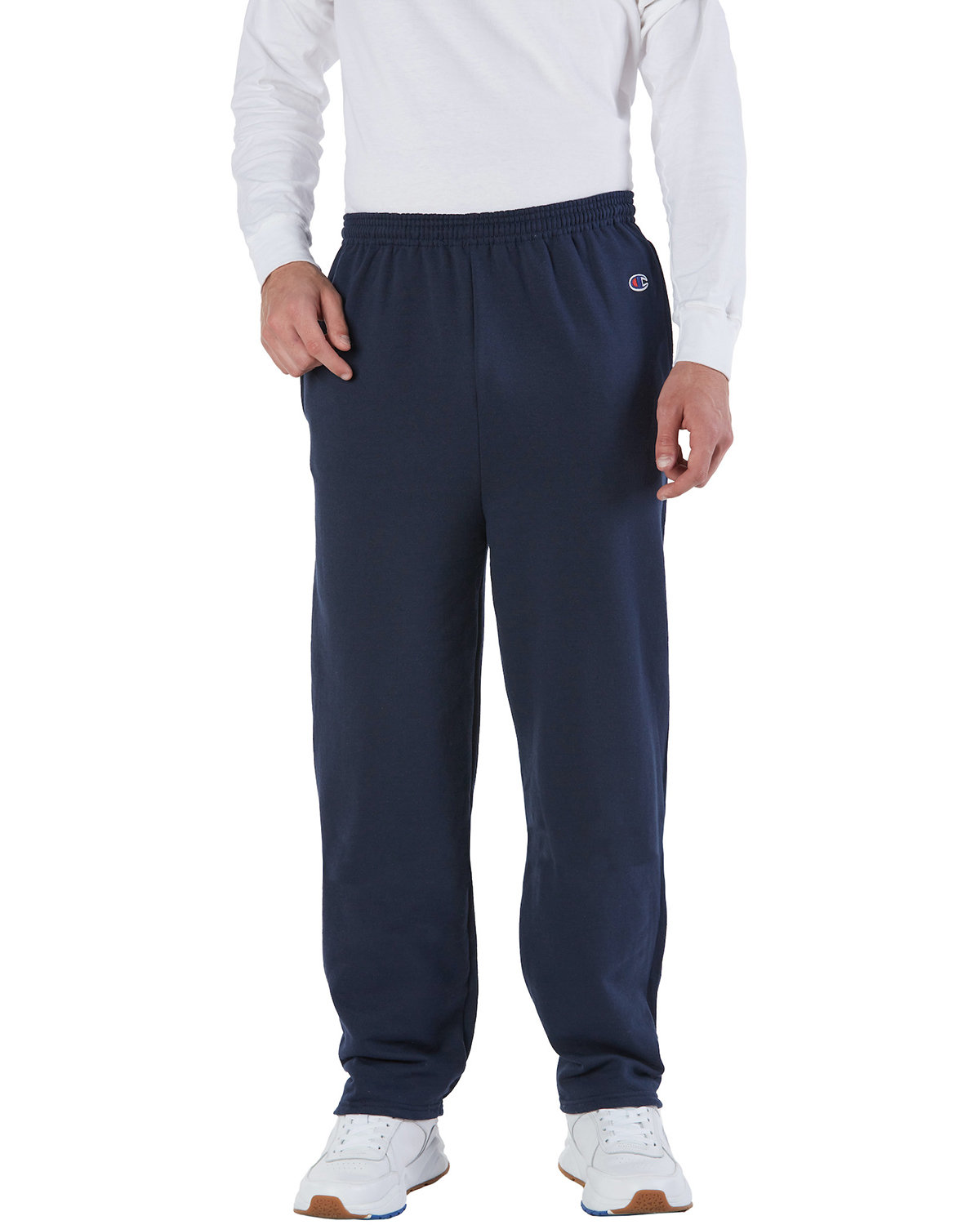 champion Adult 9 oz. Double Dry Eco Open-Bottom Fleece Pant with Pockets