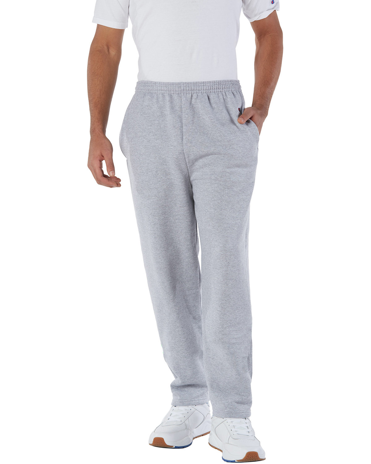 champion Adult 9 oz. Double Dry Eco Open-Bottom Fleece Pant with Pockets