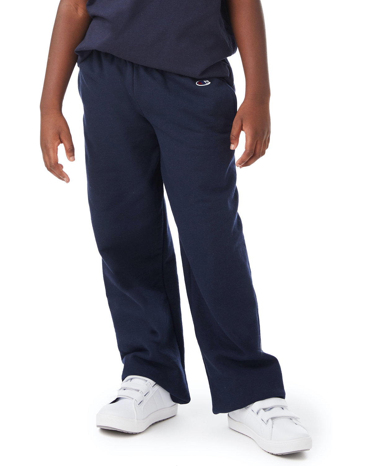 champion Youth 9 oz. Double Dry Eco Open-Bottom Fleece Pant