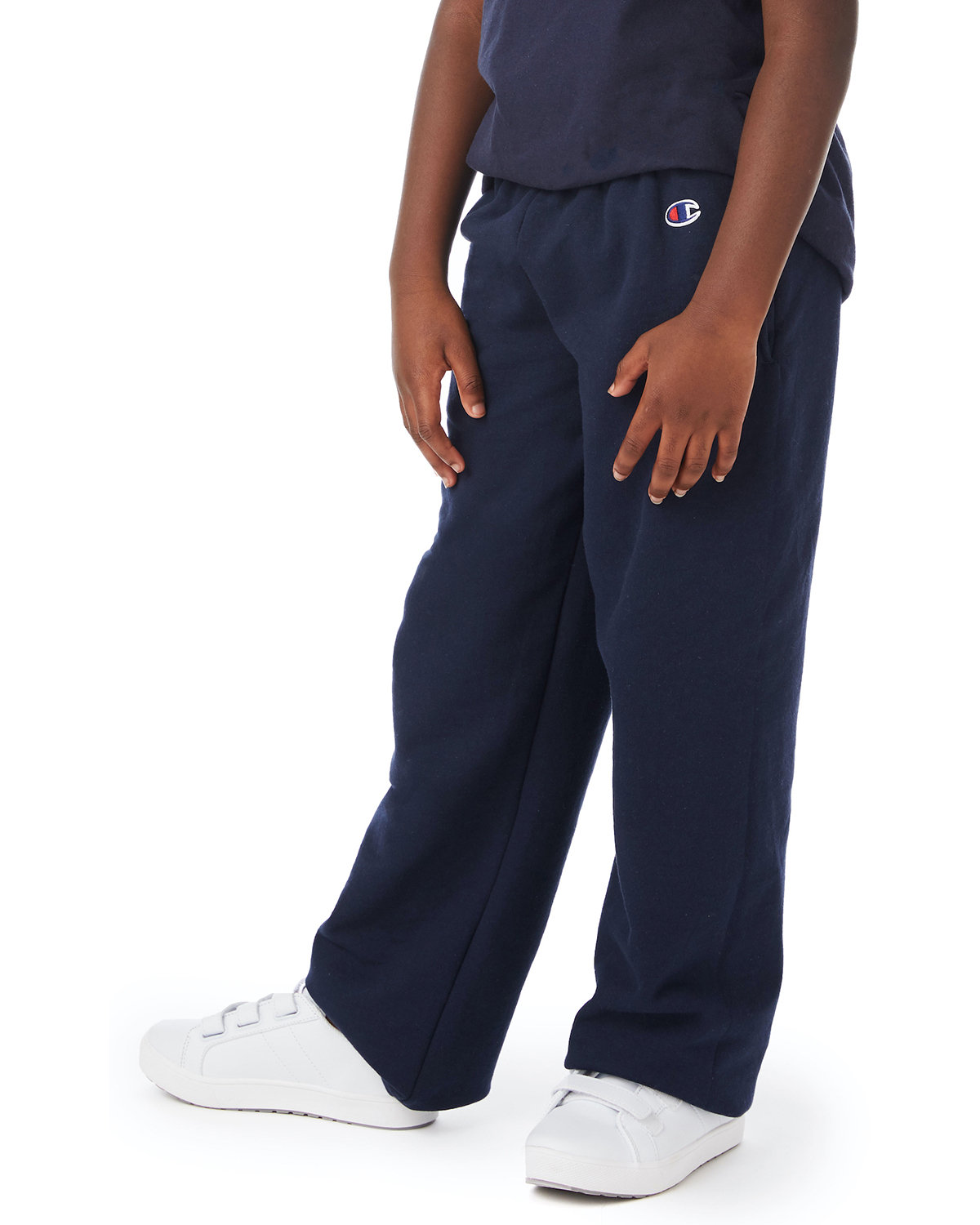 champion Youth 9 oz. Double Dry Eco Open-Bottom Fleece Pant