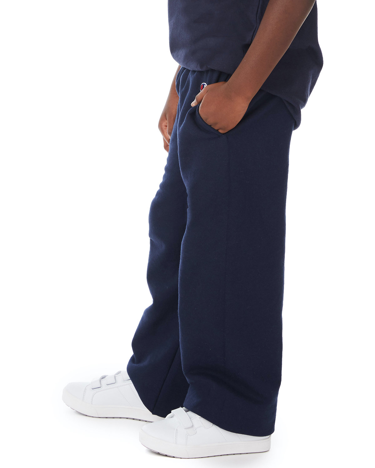 champion Youth 9 oz. Double Dry Eco Open-Bottom Fleece Pant