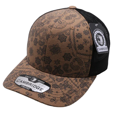 pitbull CAMBRIDGE PAISLEY MESH TRUCKER HAT