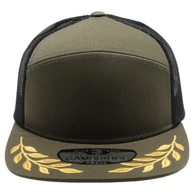 pitbull Cambridge 6 Panel Camper Bay Leaf Trucker