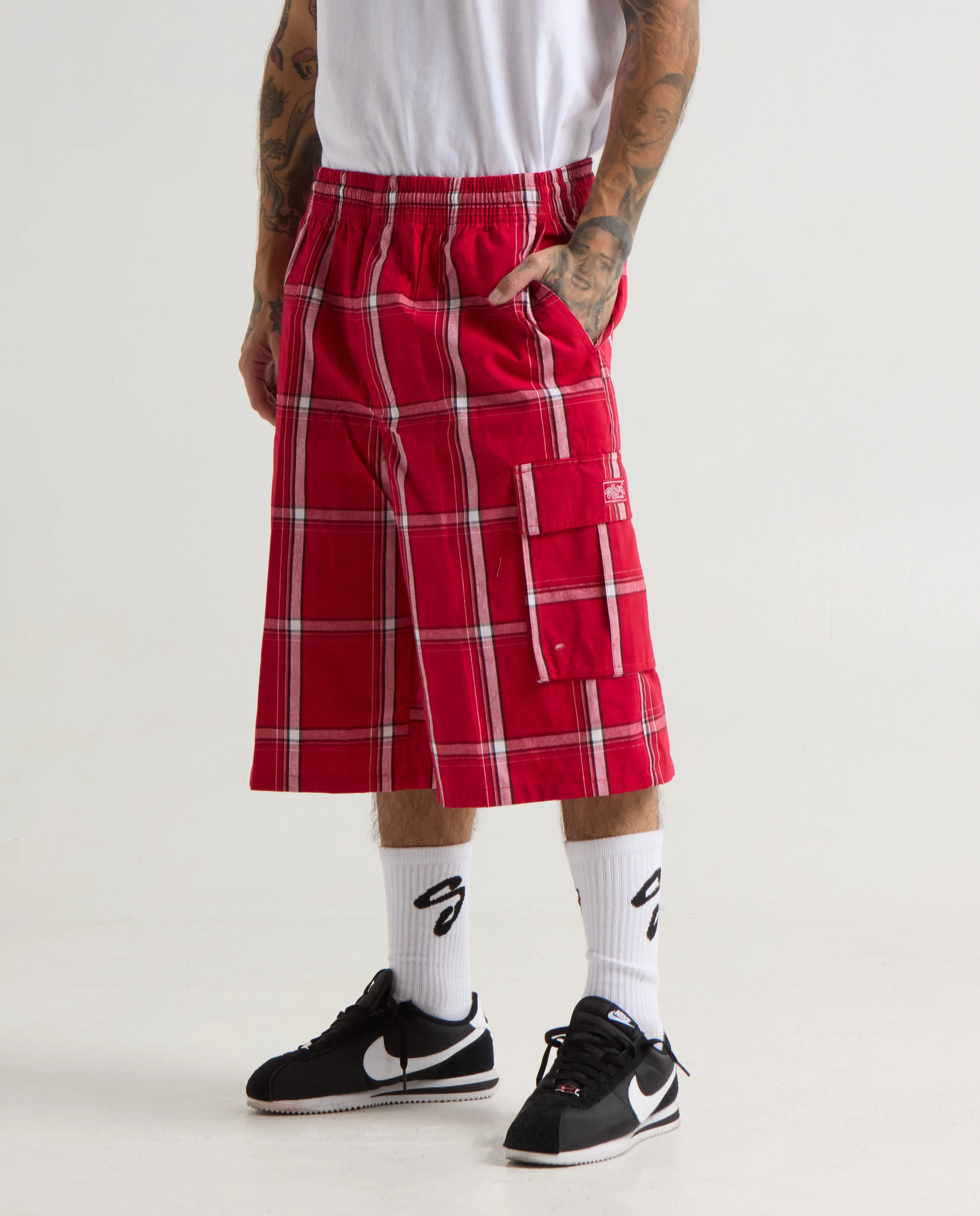 shaka wear PLAID SHORTS