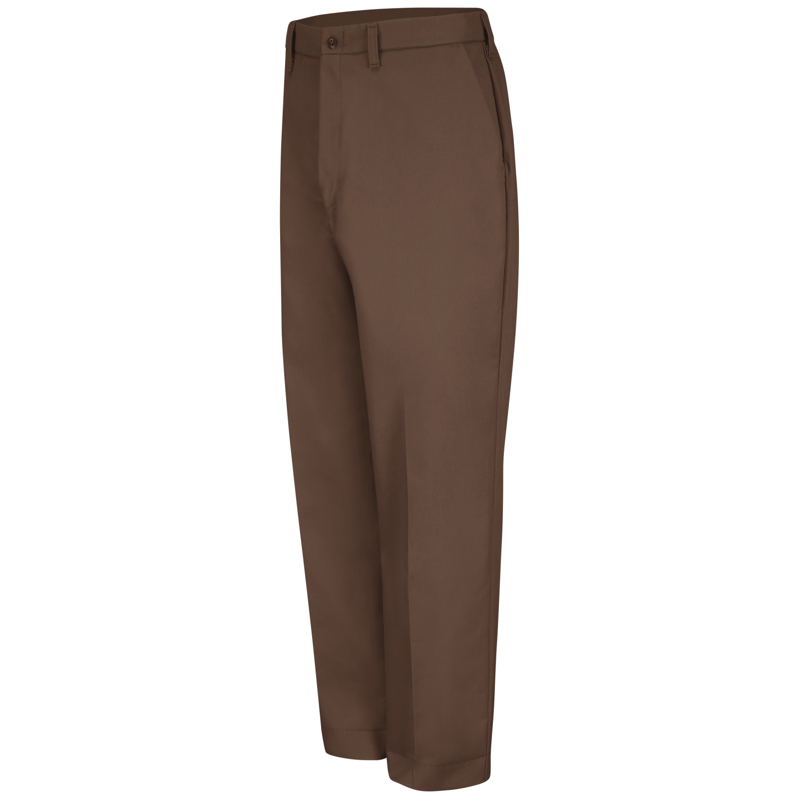 red kap MENS RED-E-PREST BROWN WORK PANT