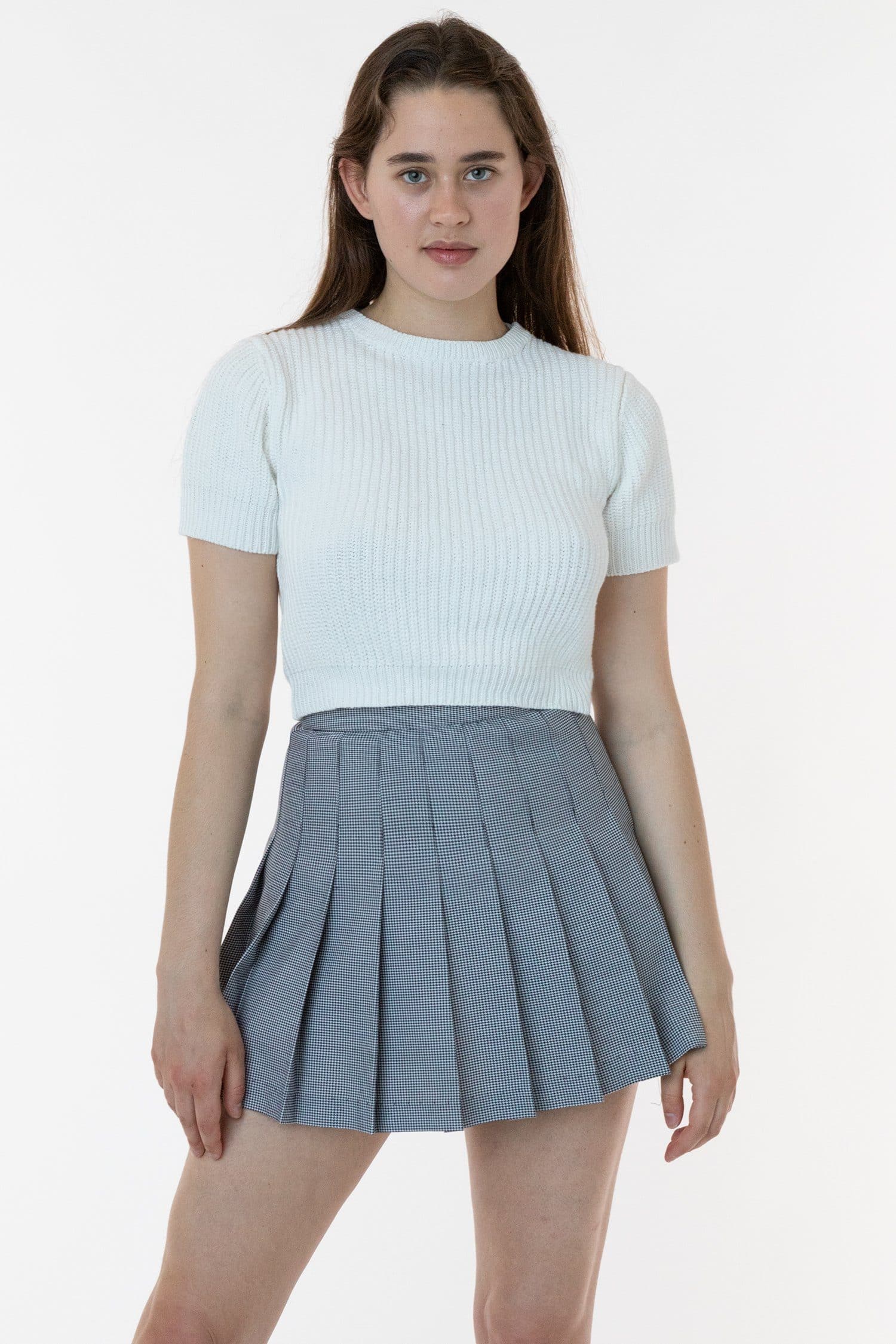 los angeles apparel Plaid Tennis Skirt