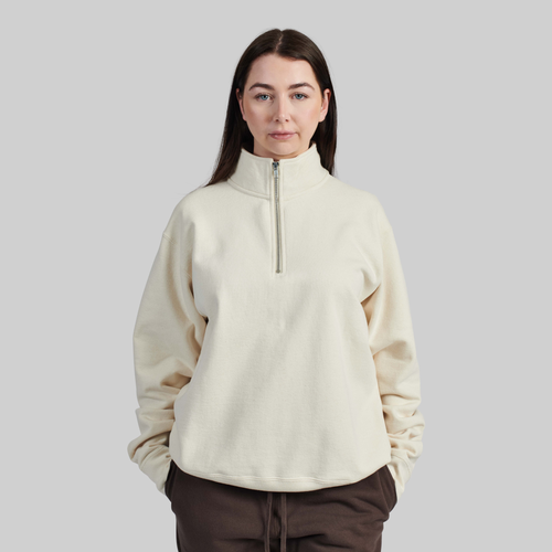 house of blanks 4007 RELAXED FIT FLEECE QUARTER ZIP