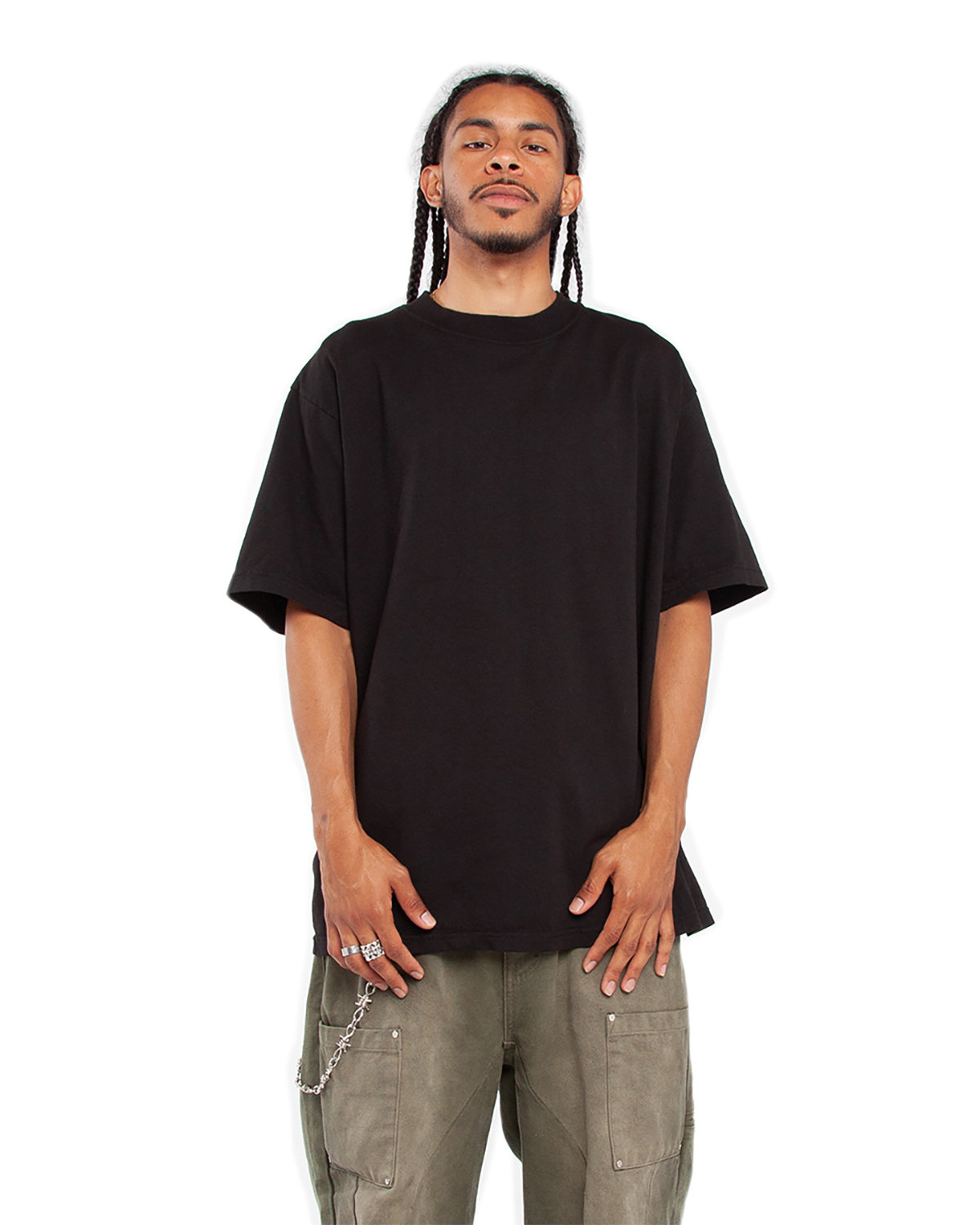 shaka wear-ss Garment-Dyed Crewneck T-Shirt