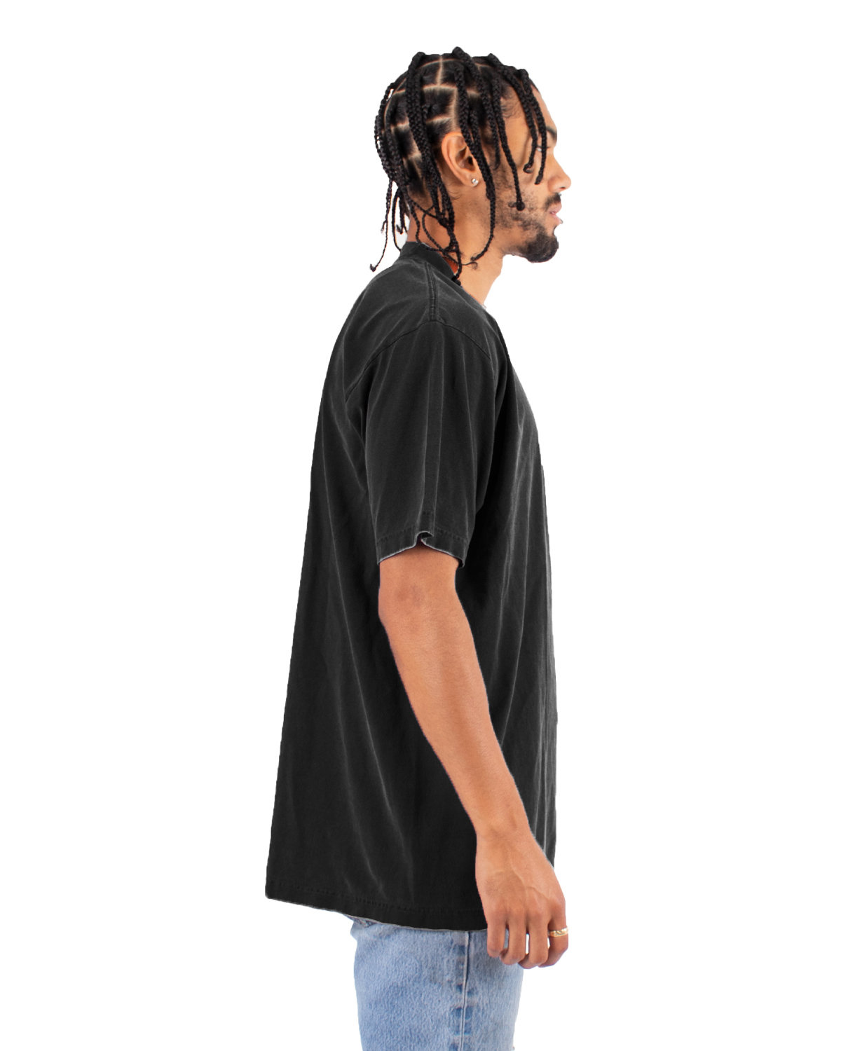 shaka wear-ss Garment-Dyed Crewneck T-Shirt