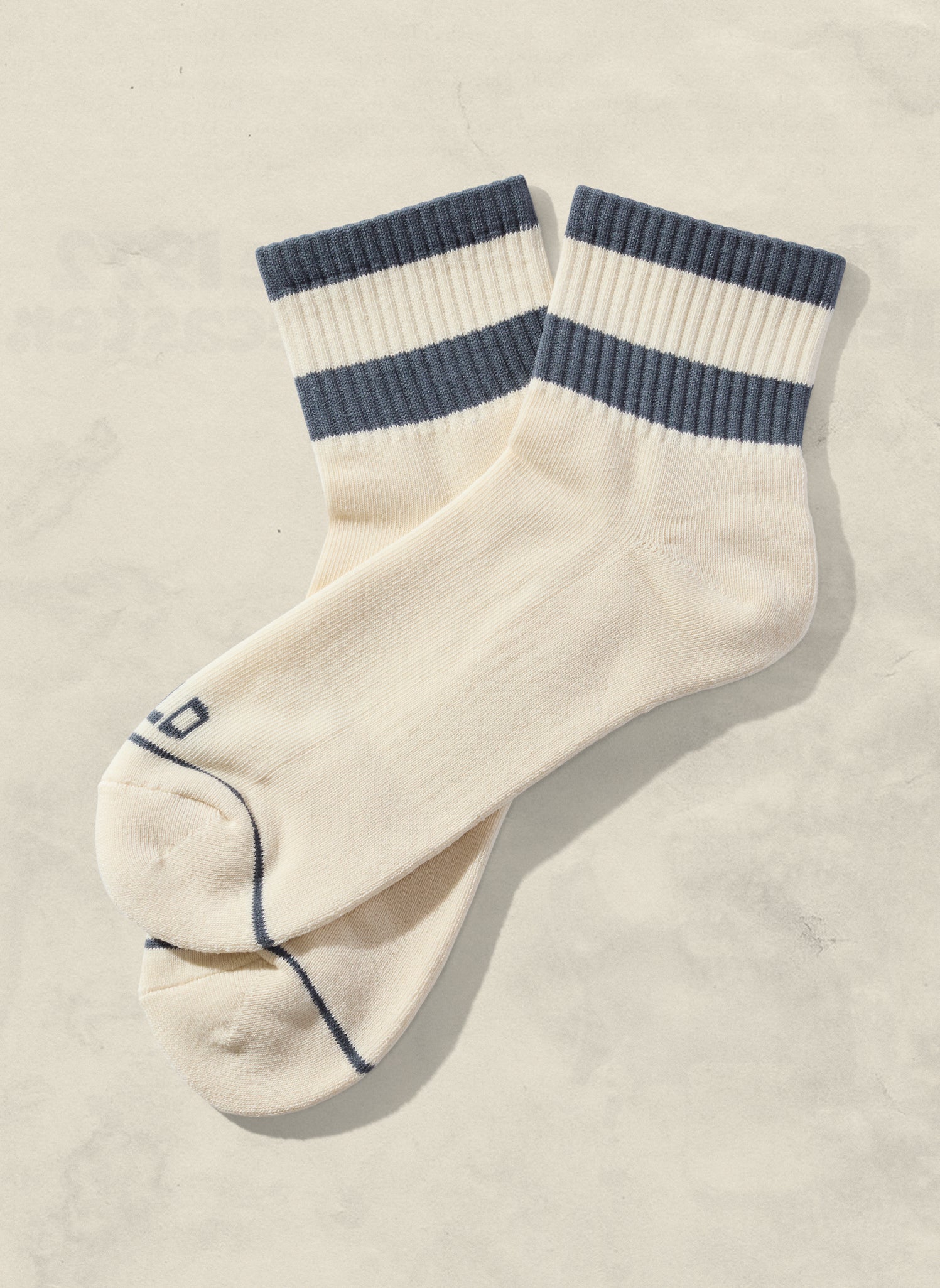 weld mfg Striped Quarter Socks