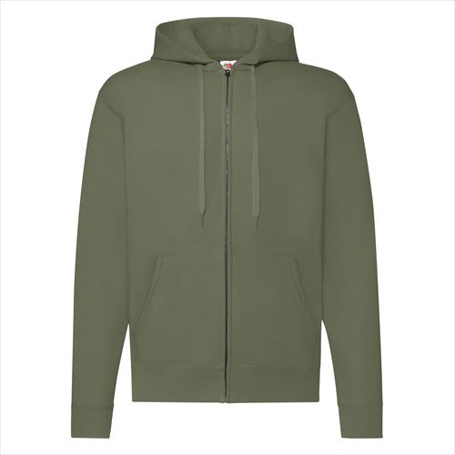 fruit of the loom-uk Classic 80/20 hooded sweatshirt jacket