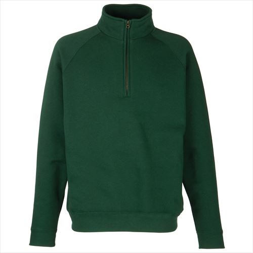 fruit of the loom-uk Classic 80/20 zipneck sweatshirt