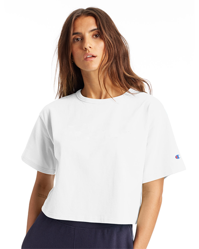 champion Ladies Heritage Cropped Short-Sleeve T-Shirt