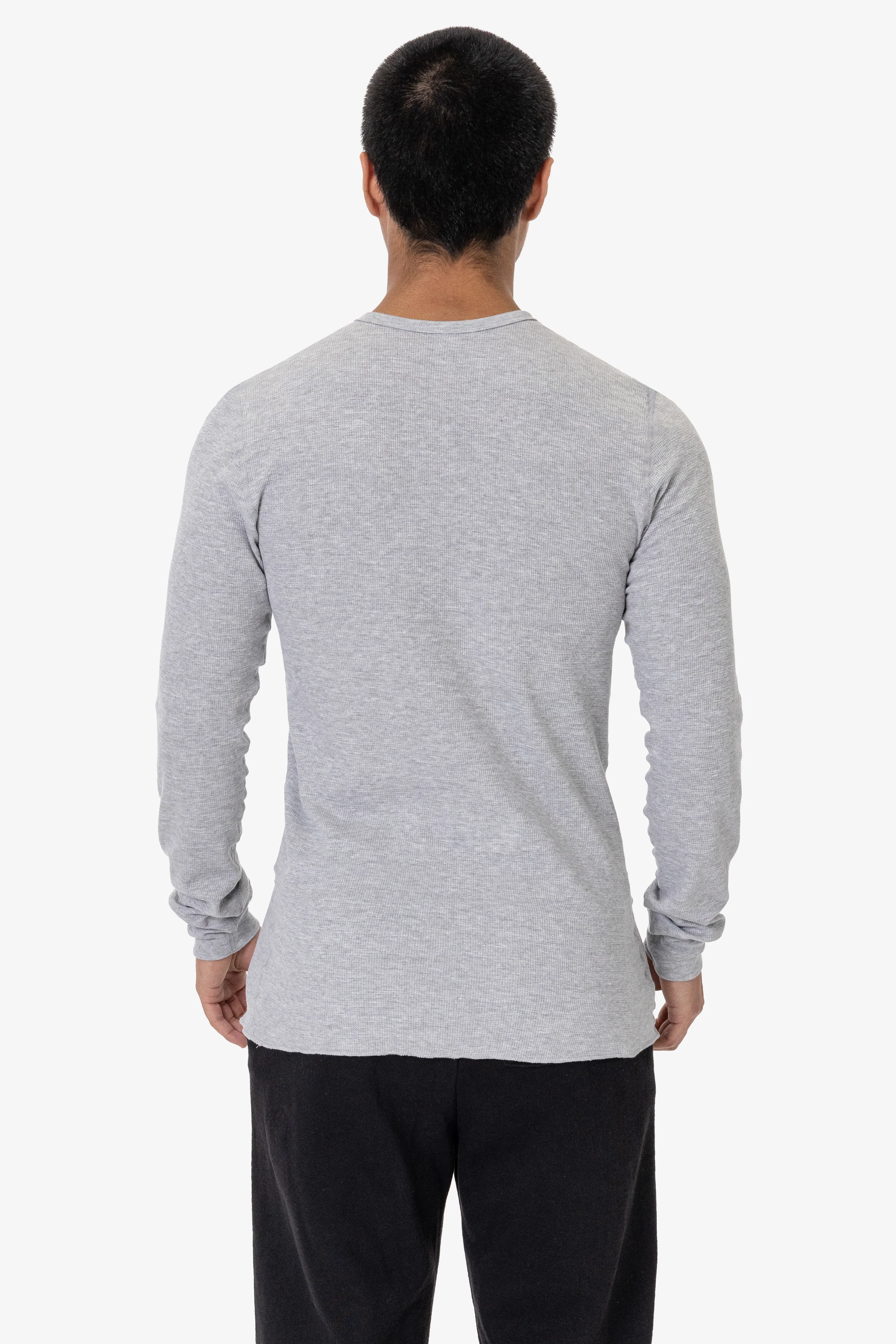 los angeles apparel L/S Baby Thermal Henley