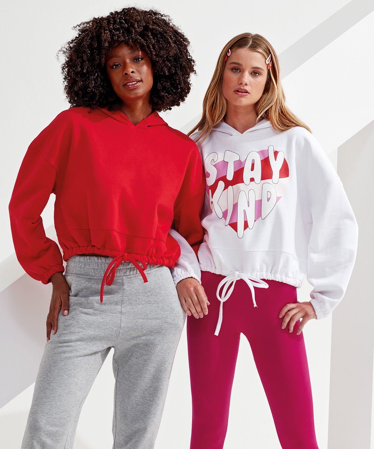 tridri Womens TriDri cropped oversize hoodie