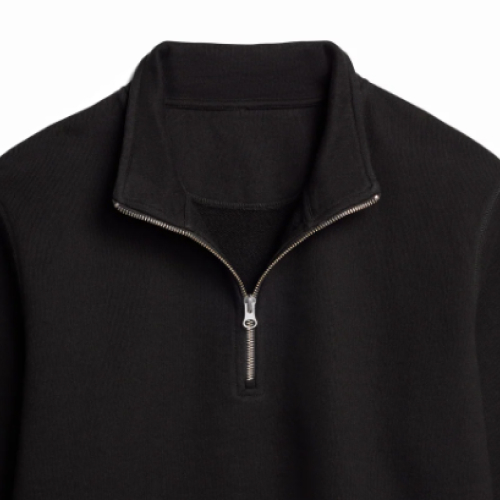 original favorites Ultra Heavyweight Organic French Terry Quarter Zip