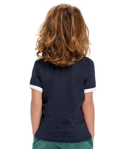us blanks Kids Classic Ringer Tee