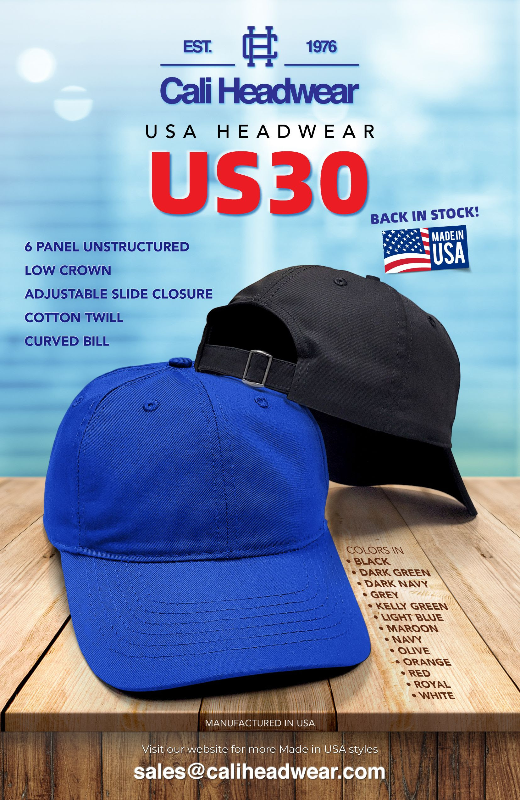 cali headwear USA Classic Dad Hat