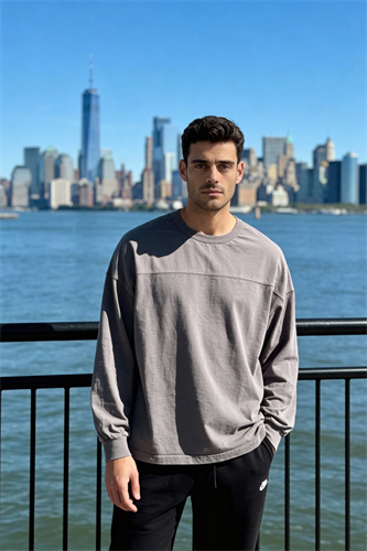 us blanks FOOTBALL CREW LS