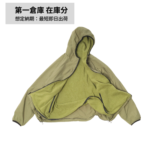 beimar別注 Reversible Micro Fleece Hooded Jacket