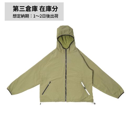 beimar別注 Reversible Micro Fleece Hooded Jacket