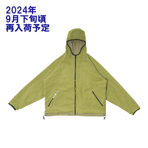 beimar別注 Reversible Micro Fleece Hooded Jacket