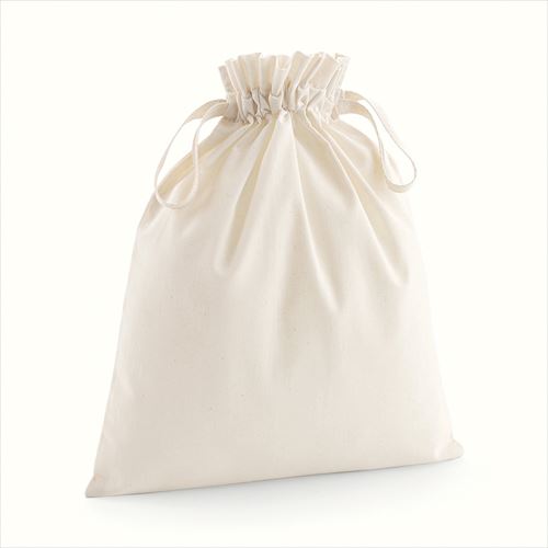 westford mill Organic cotton drawcord bag