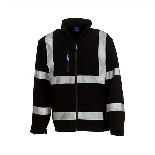 Hi-Vis 2 Bands & Braces Softshell Jacket, YOKO HVK09 // YK09