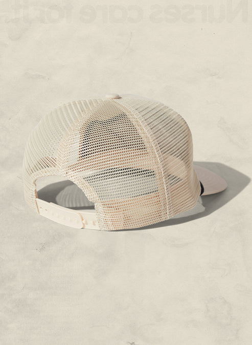 weld mfg BRUSHED COTTON ROPE TRUCKER HAT