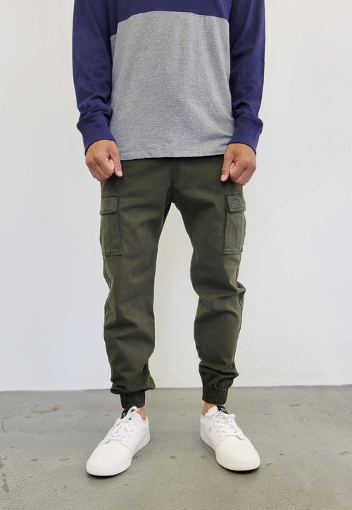 neo blue Cargo Jogger Pants