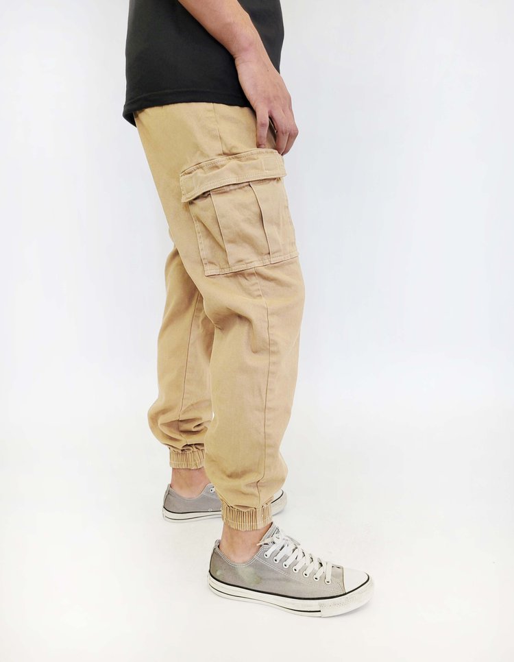 neo blue Cargo Jogger Pants