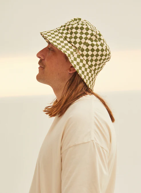 weld mfg Checkerboard Bucket Hat