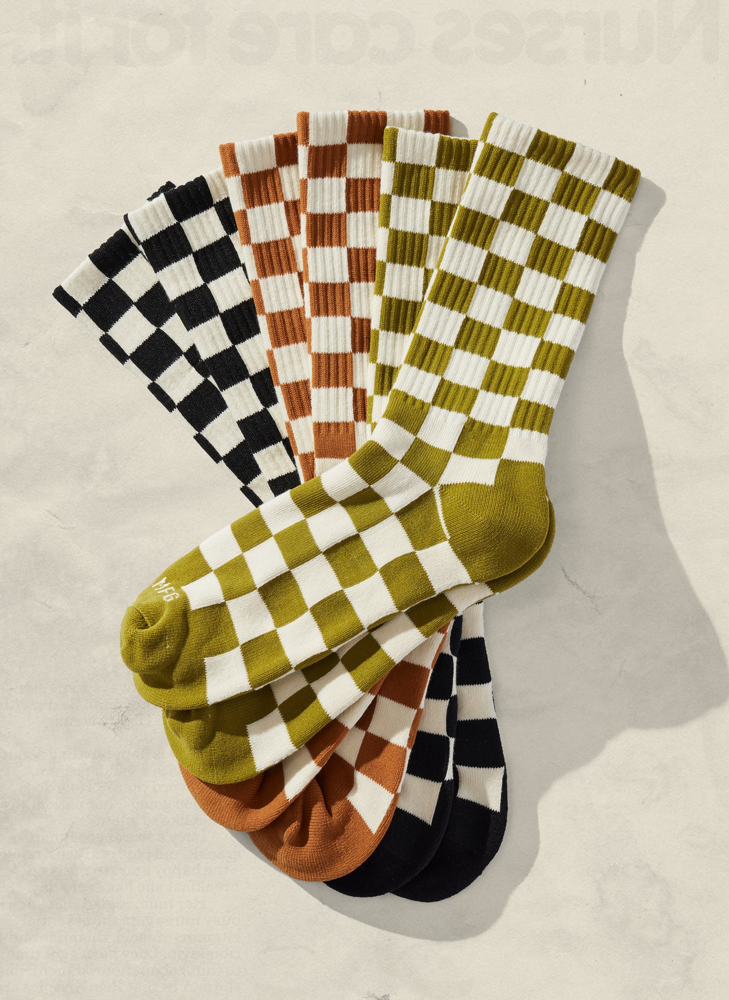 weld mfg Checkerboard Socks