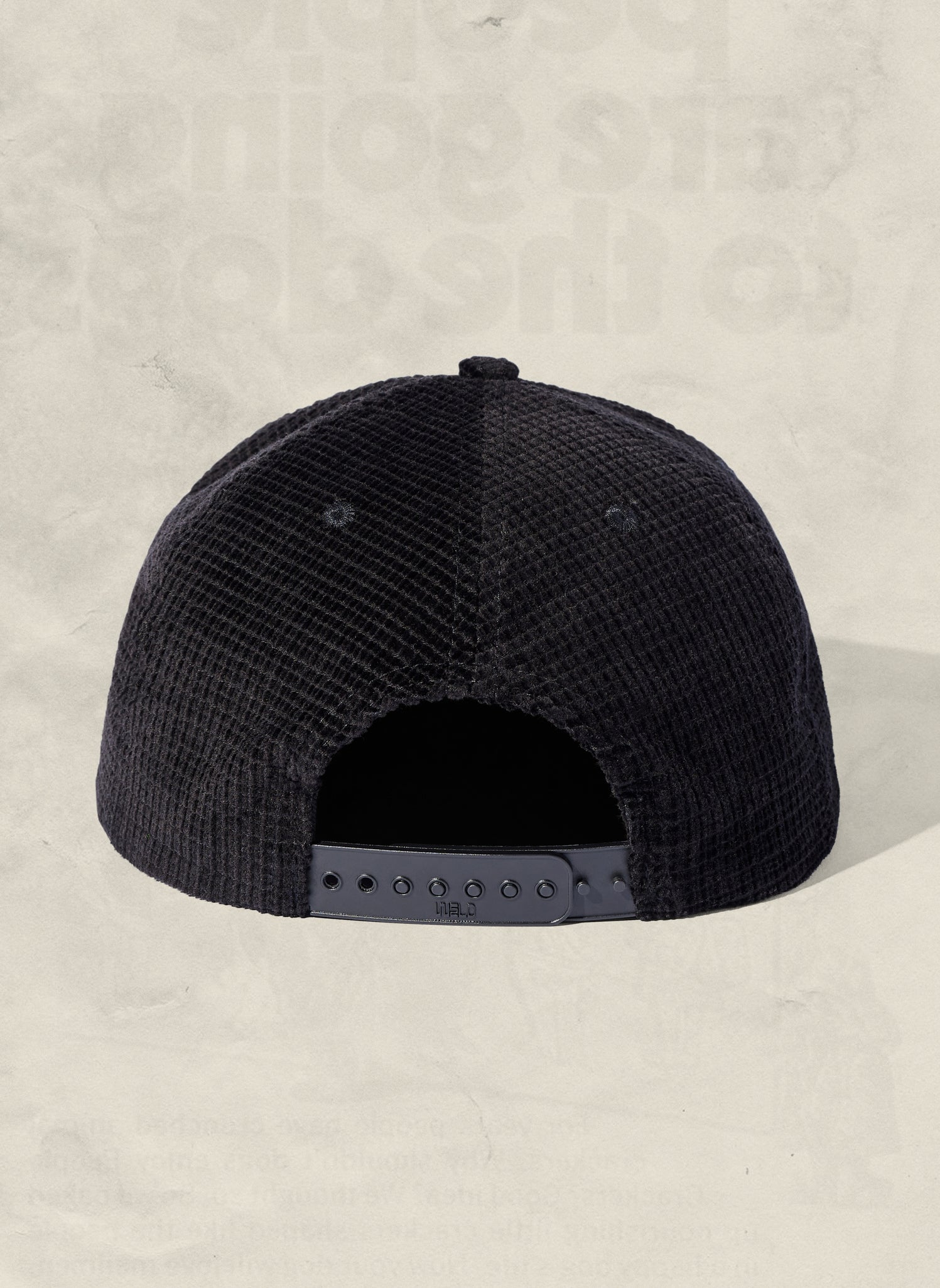 weld mfg Waffle Corduroy Field Trip Snapback Hat