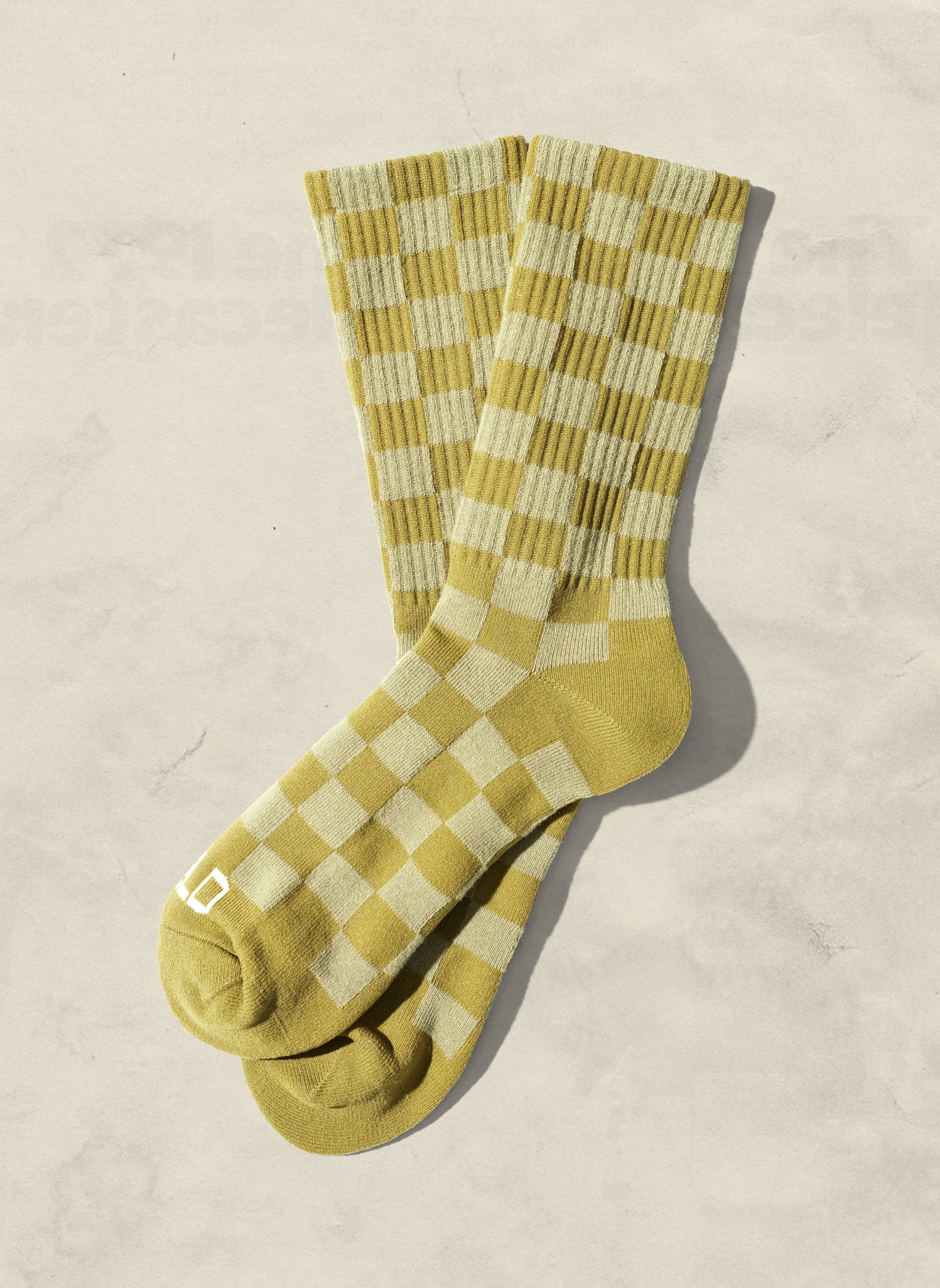 weld mfg Tonal Checkerboard Socks